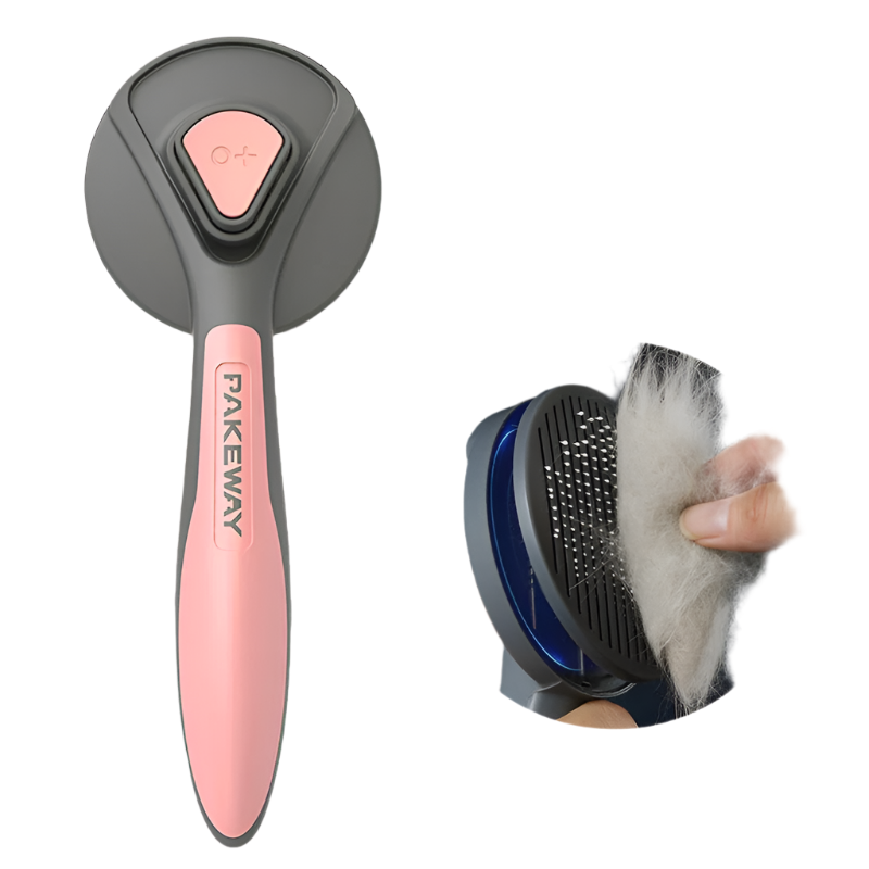 NNEOBA Cat Comb Dog Hair Remover Brush Pet Grooming Slicker Comb Removes Tangled Self Cleaning Pet Supplies Accessories