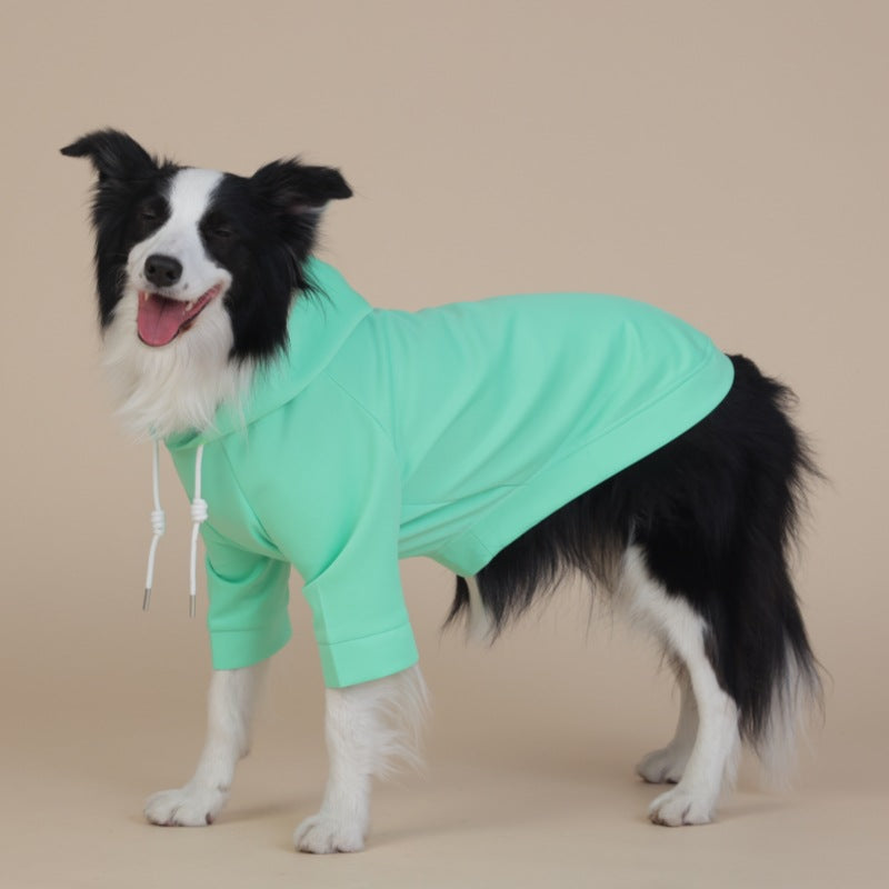 NNEDSZ 6XL Green Cute Dog Hoodie with Adjustable Drawstring - Available in Various Sizes-1