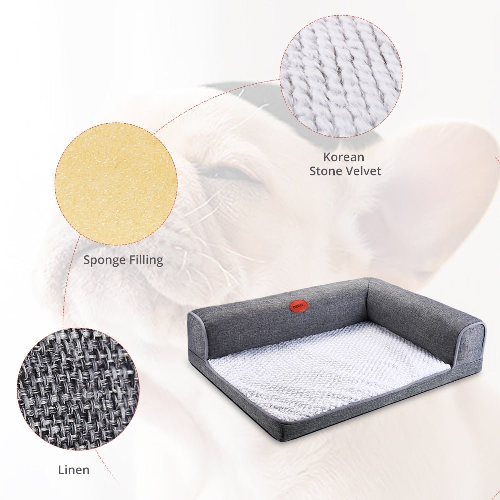 Dog Sofa Bed Soft Waterproof Warm Cushion Cat House Bed Puppy Sleeping Hondenmand Cushion Mat Pet Supplies
